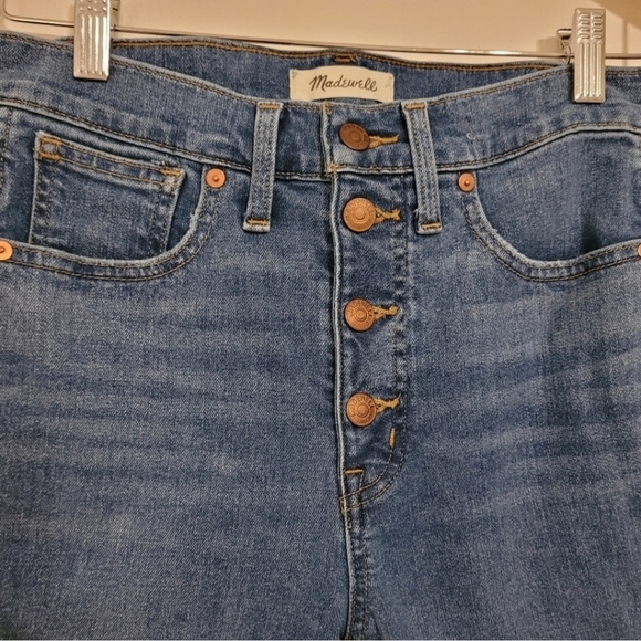 Madewell 10" high-rise skinny jeans button fly size 27 - Picture 5 of 8
